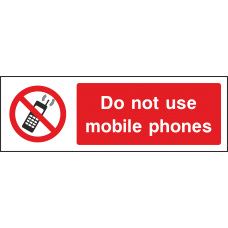 Do Not Use Mobile Phones - Landscape